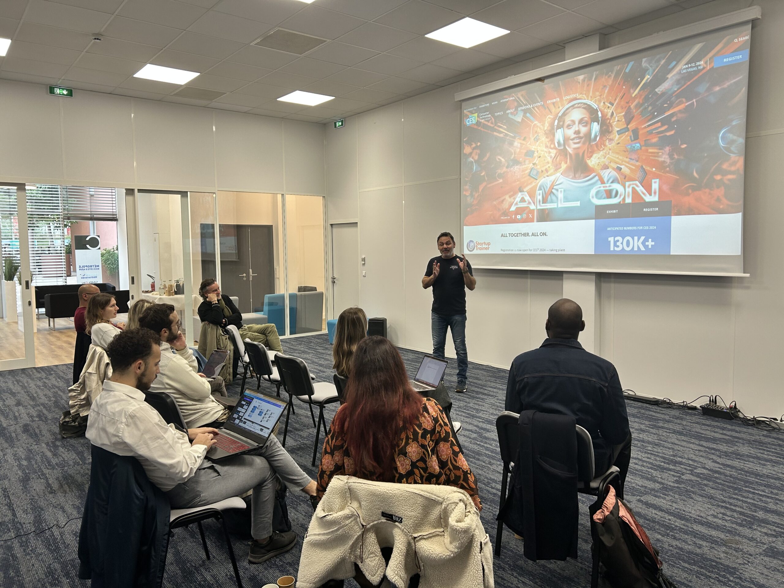 La Métropole Nice Côte d’Azur prépare ses startups au CES Las Vegas 2024
