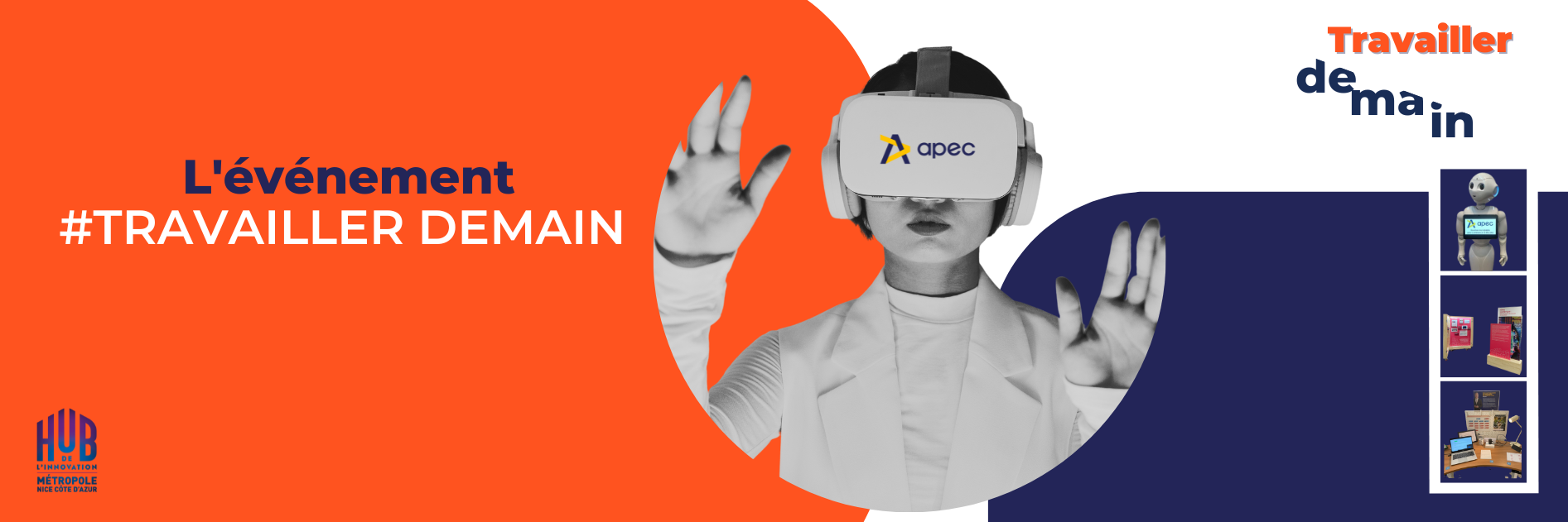 Exposition Immersive organisée par l&rsquo;APEC : « TRAVAILLER DEMAIN, quels futurs se dessinent ? »