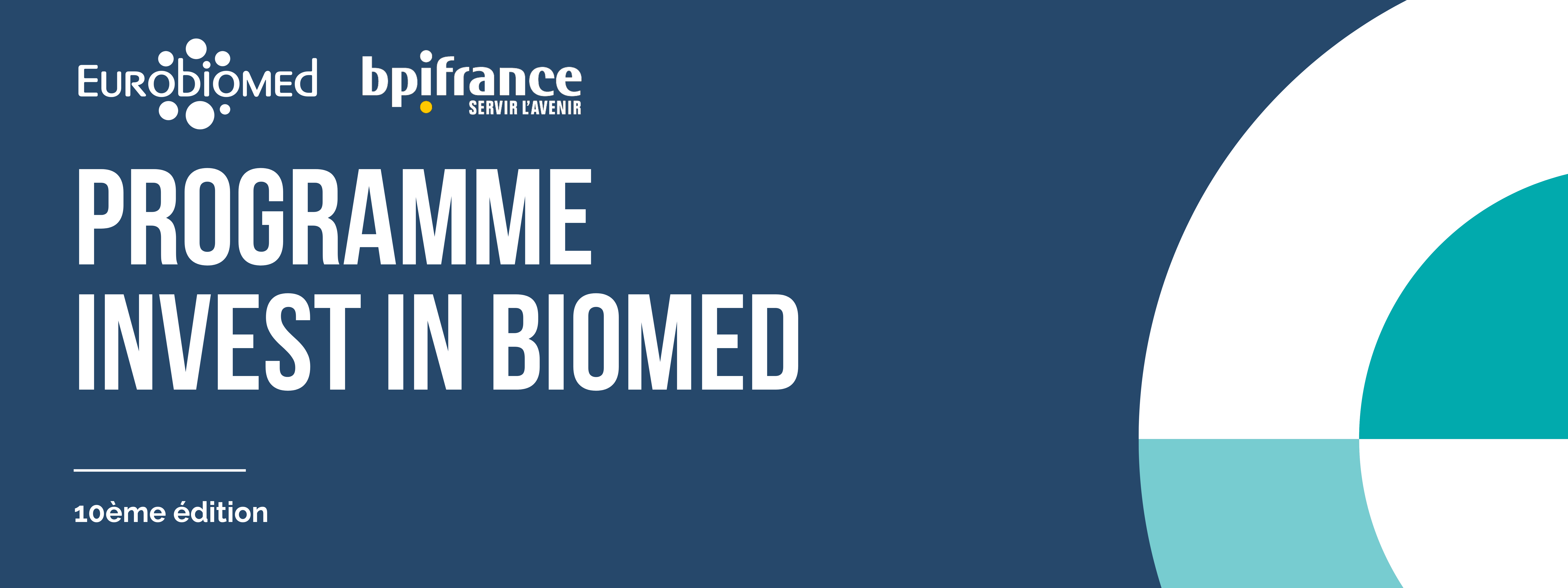 Programme Invest In Biomed 2025 : Appel à candidatures pour la 10ᵉ édition !